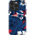 NFL New England Patriots Tropical Print iPhone 15 Pro Impact Case